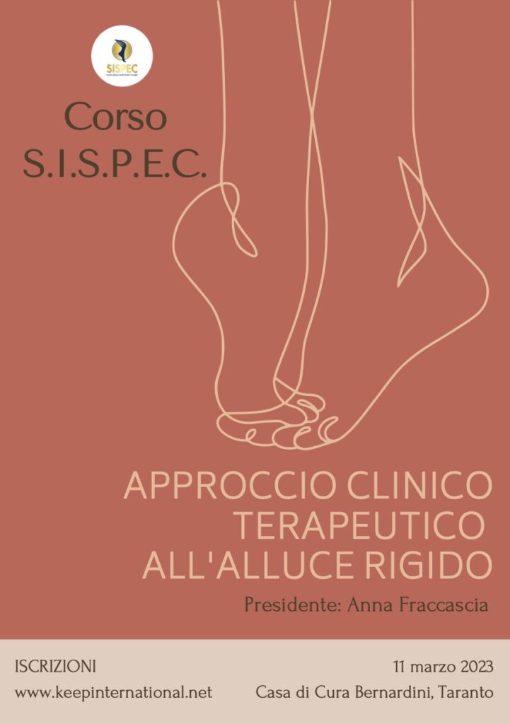 Corso SISPEC: APPROCCIO CLINICO TERAPEUTICO ALL’ALLUCE RIGIDO